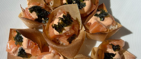 Coconut Wrapped Sushi Cup Recipe - Julian Bakery