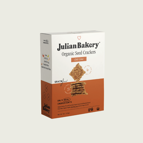 Organic Seed Crackers - Chili Lime 4oz - Julian Bakery