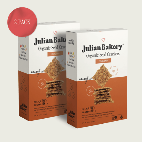 Organic Seed Crackers - Chili Lime 8.4oz - Julian Bakery