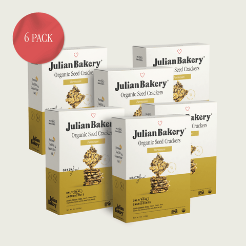 Organic Seed Crackers - Parmesan 4oz - Julian Bakery