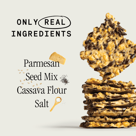 Organic Seed Crackers - Parmesan 8.4oz - Julian Bakery