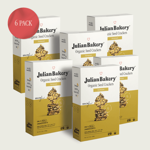Organic Seed Crackers - Parmesan 8.4oz - Julian Bakery