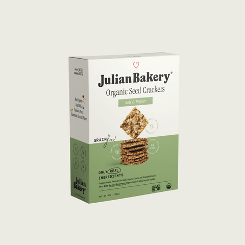 Organic Seed Crackers - Salt & Pepper 4oz - Julian Bakery