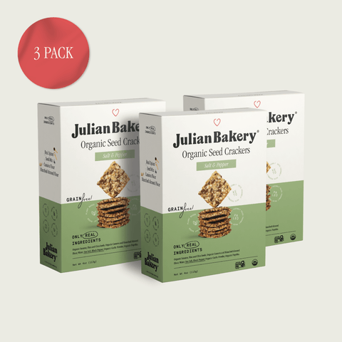 Organic Seed Crackers - Salt & Pepper 4oz - Julian Bakery