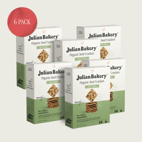 Organic Seed Crackers - Salt & Pepper 4oz - Julian Bakery