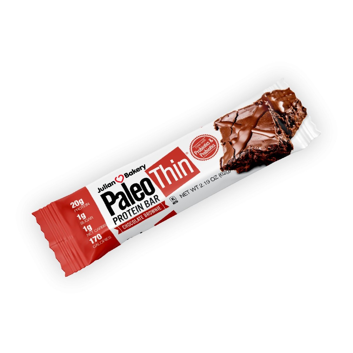 PaleoThin® Protein Bar Chocolate Brownie - Julian Bakery