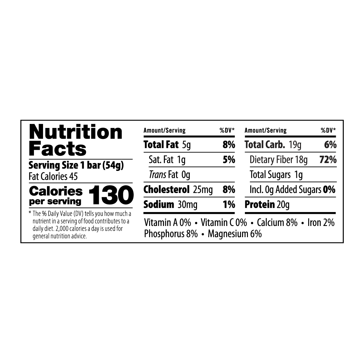 PrimalThin® Protein Bar Sweet Cream - julianbakery