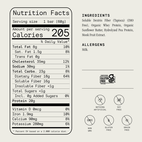 Whey Protein Bar - Sweet Cream
