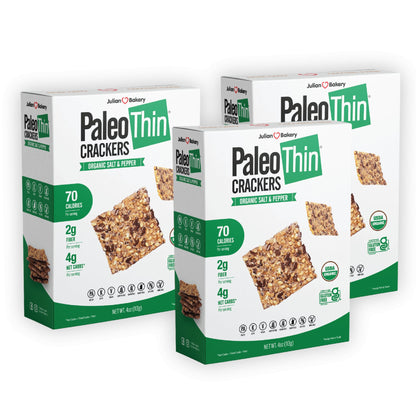 Organic PaleoThin Salt & Pepper Crackers 4oz - Julian Bakery