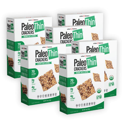 Organic PaleoThin Salt & Pepper Crackers 4oz - Julian Bakery