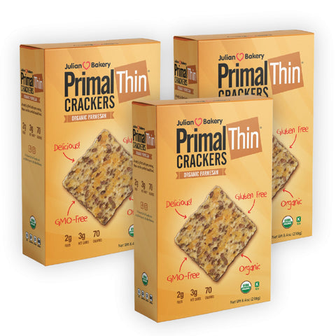 Organic PrimalThin® Parmesan Crackers - Julian Bakery