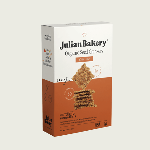 Organic Seed Crackers - Chili Lime 8.4oz - Julian Bakery