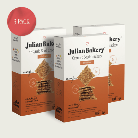 Organic Seed Crackers - Chili Lime 8.4oz - Julian Bakery