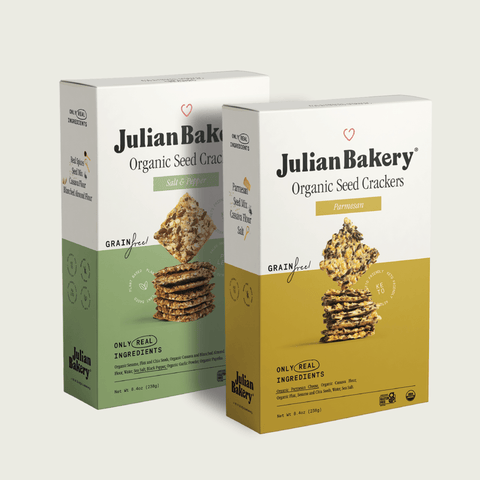 Organic Seed Crackers - Variety Pack 8.4oz - Julian Bakery