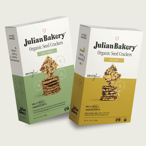 Organic Seed Crackers - Variety Pack 8.4oz - Julian Bakery