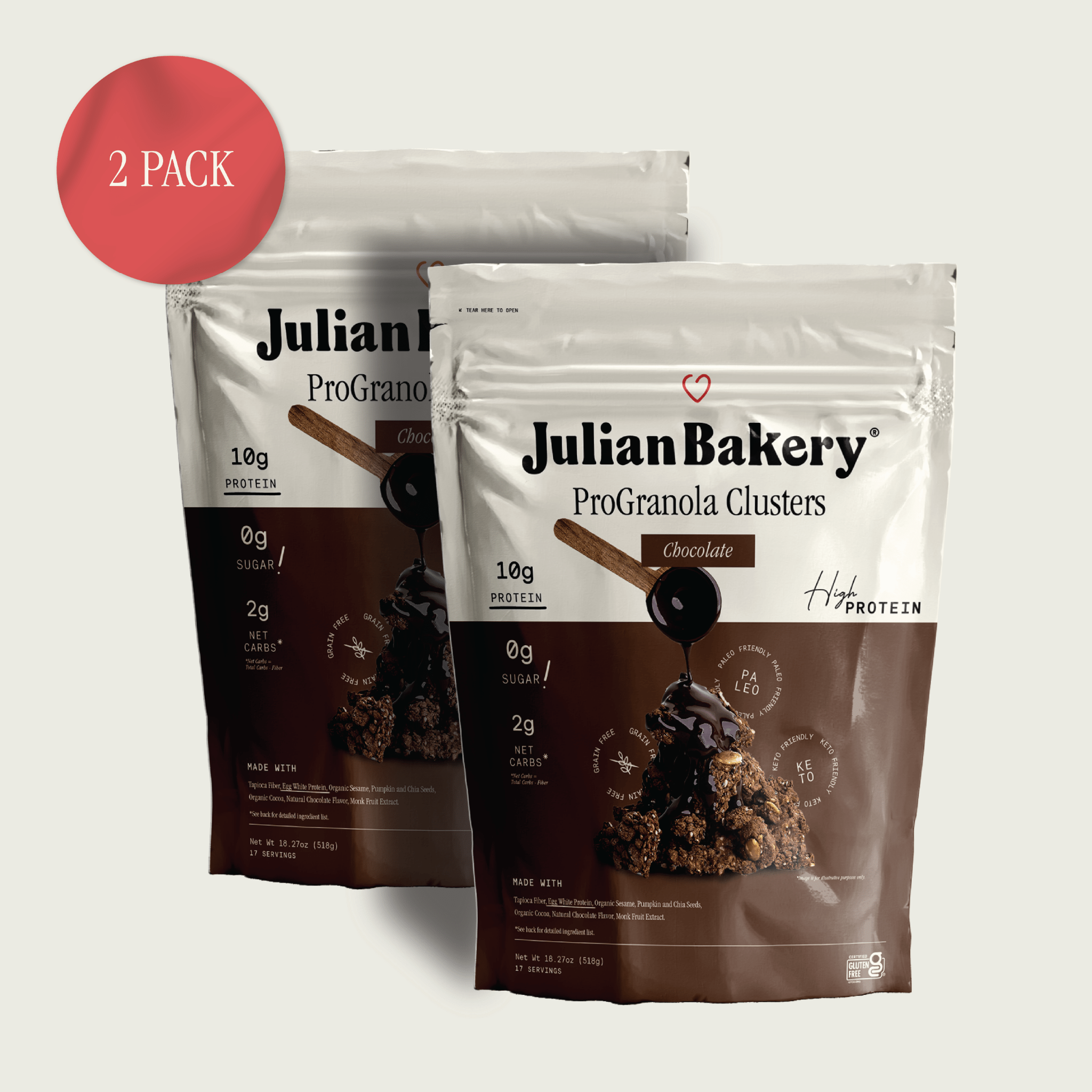 ProGranola Chocolate Cluster | 10g Protein | Gluten-Free – Julian