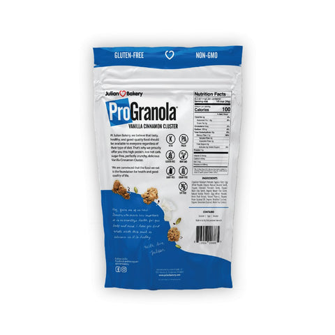 ProGranola® Vanilla Cinnamon Cluster 9oz - Julian Bakery