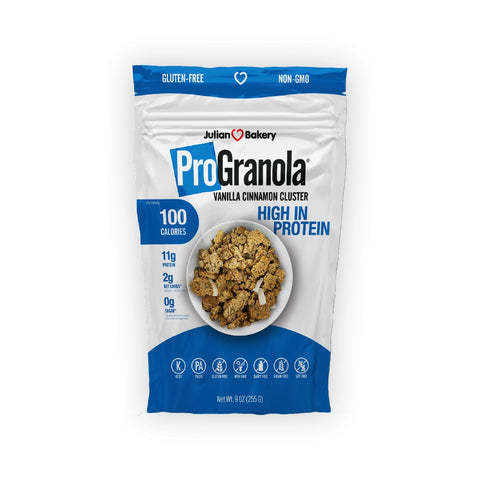 ProGranola® Vanilla Cinnamon Cluster 9oz - Julian Bakery