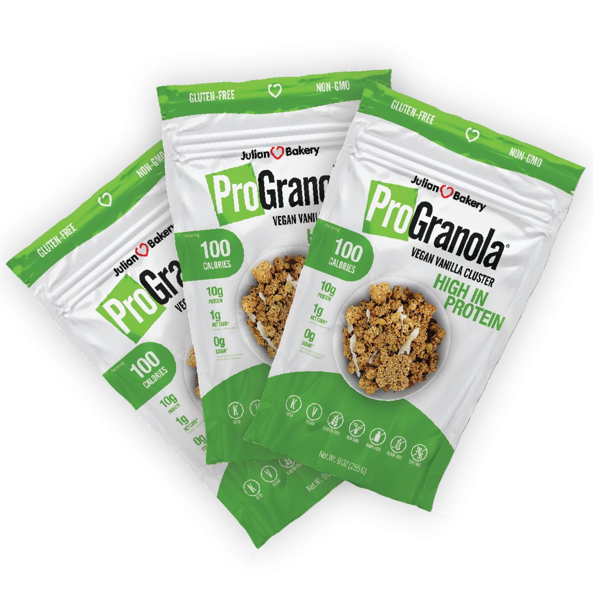 ProGranola® Vegan Vanilla Cluster 9oz - Julian Bakery