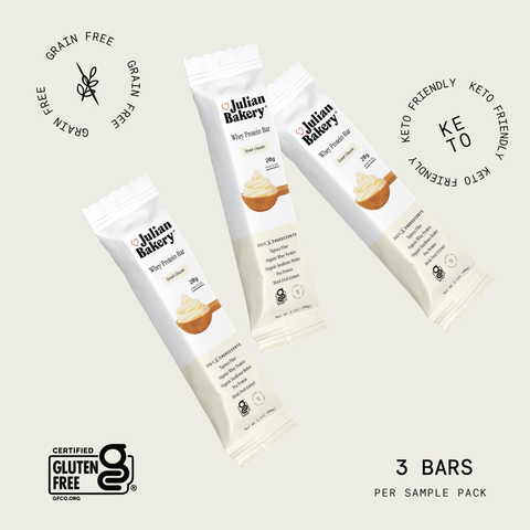 Sweet Cream Protein Bar—Discovery 3 Pack - Julian Bakery