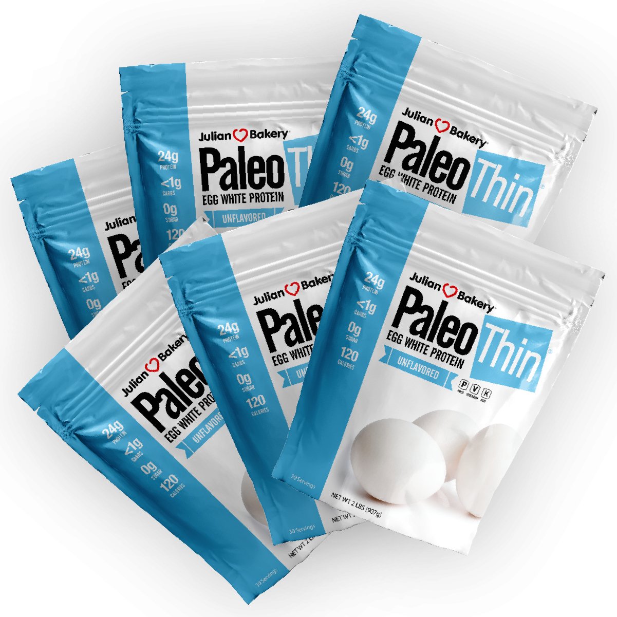 PaleoThin® Egg White Protein Unflavored - Julian Bakery
