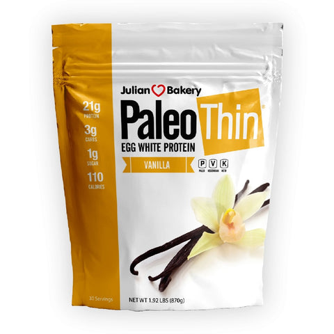 PaleoThin® Egg White Protein Vanilla - julianbakery