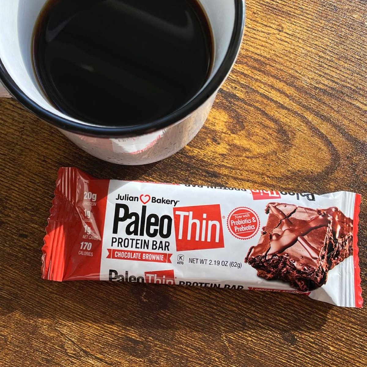PaleoThin® Protein Bar Chocolate Brownie - Julian Bakery
