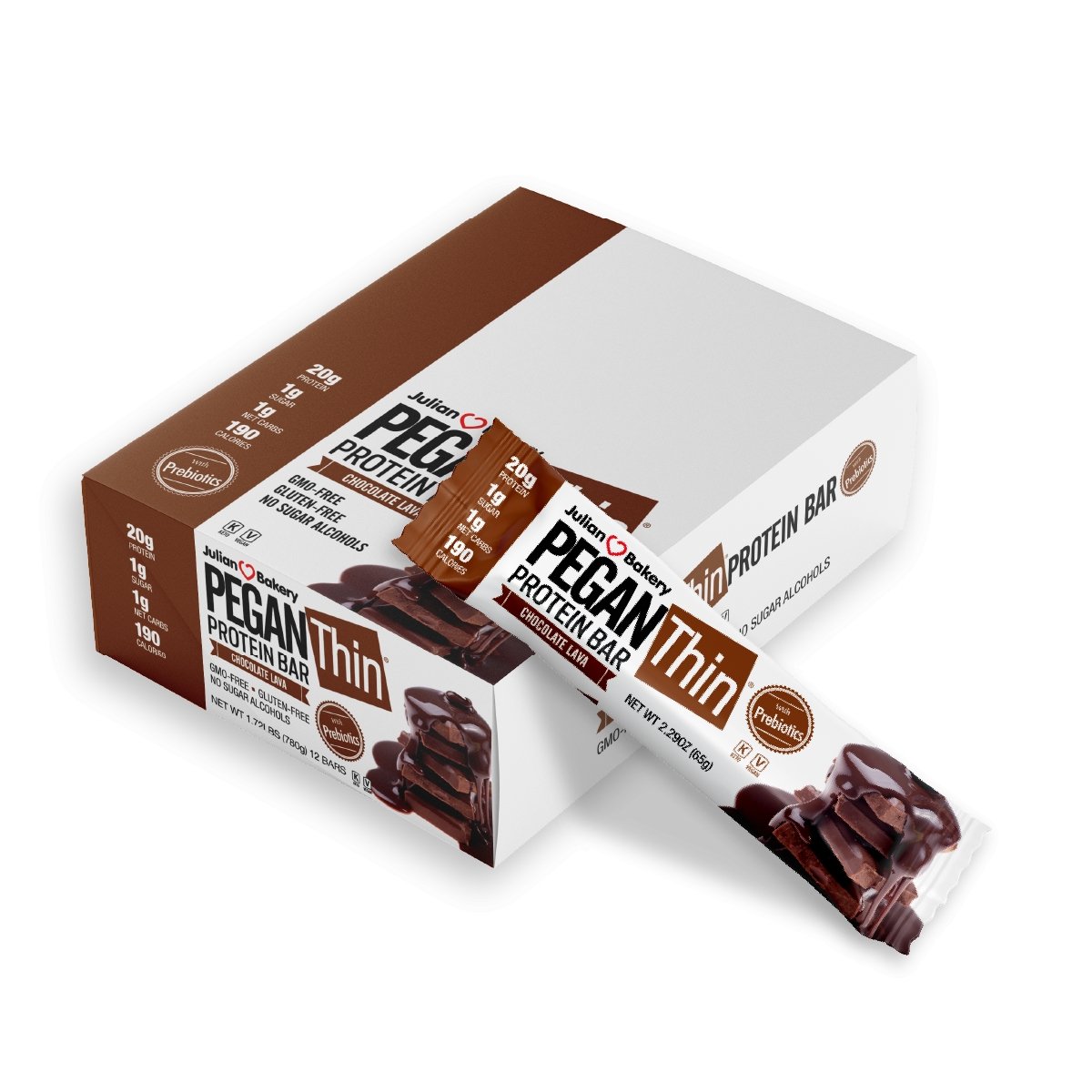 PeganThin® Protein Bar Chocolate Lava - julianbakery