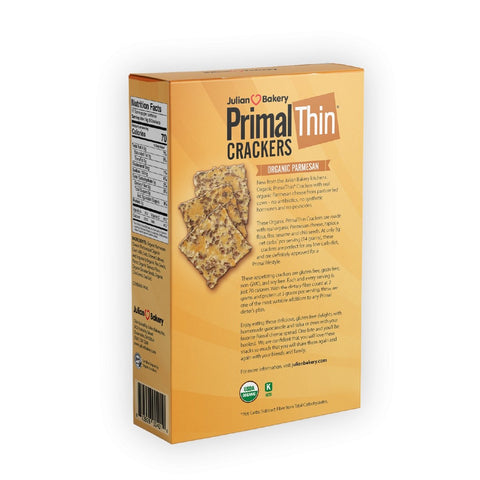 PrimalThin® Crackers Organic Parmesan - julianbakery