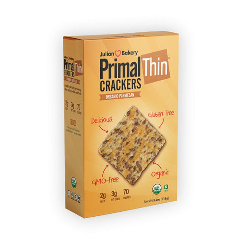 PrimalThin® Crackers Organic Parmesan - julianbakery