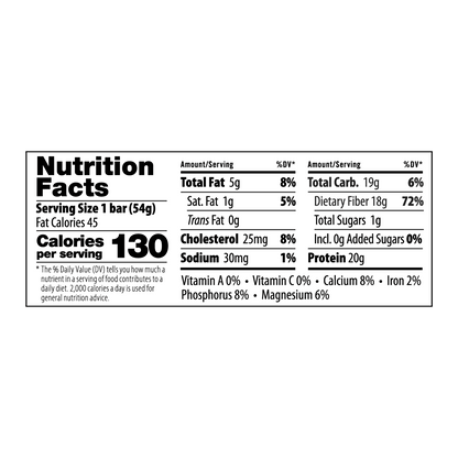 PrimalThin® Protein Bar Sweet Cream - julianbakery