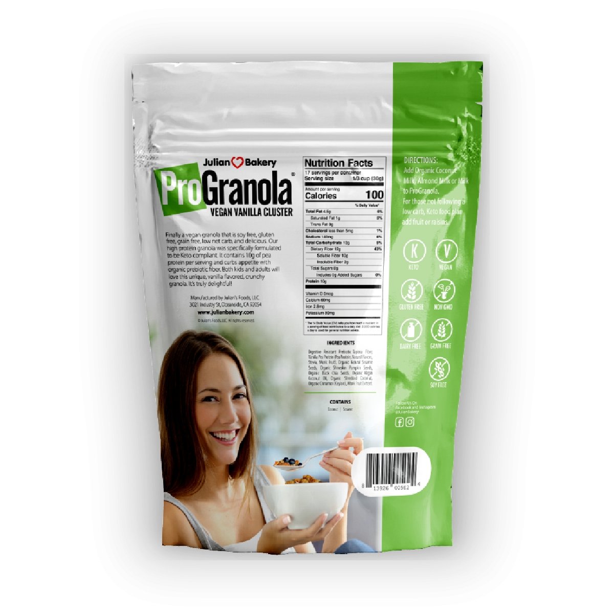 ProGranola® Vegan Vanilla Cluster - JulianBakery